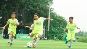 Eight young talented Vietnamese football players had diligent training before taking part in the first Milo Champions Cup in Spain. — Photo courtesy of Nestlé