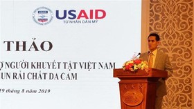 The United States will fund US$50 million to support people with disabilities in seven provinces sprayed with dioxin during the war, a conference heard on Monday.— VNA/VNS Photo