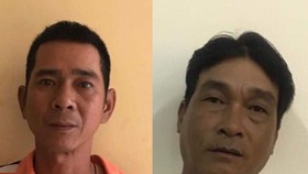 The two dishonest cyclo drivers (Photo: SGGP)