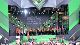 At the opening ceremony of the International Army Games 2019 (Photo: VNA)