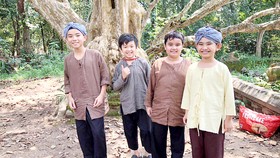 Phim cổ tích Rồng rắn lên mây quy tụ nhiều diễn viên nhỏ tuổi. Ảnh: Đ.P.C.C