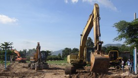 ảnh: Một số hình ảnh ghi nhận tại buổi cưỡng chế
