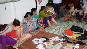 Hiện trường vụ đánh bạc