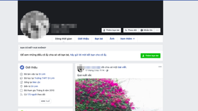 Trang cá nhân H.T.T đăng thông tin sai đã xoá dòng status