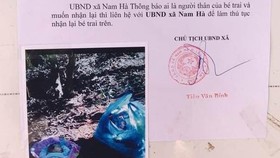 Xót xa trẻ sơ sinh 2 tháng tuổi nửa đêm bị bỏ rơi trước nhà dân