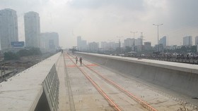 The construction site of Ben Thanh-Suoi Tien metro line