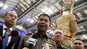 Immigration chief Surachate Hakparn spoke during a news conference on January 11 (Photo: Reuters)