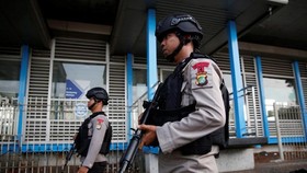 Police patrol in Jakarta (Source: VNA)