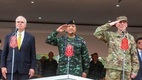 At the launching ceremony (Source: AP)