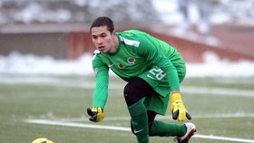 Czech-Vietnamese goalkeeper Filip Nguyen (Photo sparta.cz)