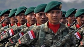 Indonesian soldiers. (Source: tempo.co)