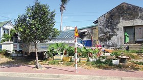 A land plot in dispute in Con Dao island (Photo: SGGP)