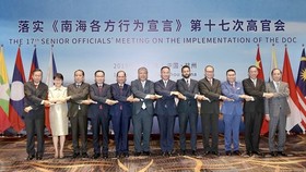Delegates to the meeting pose for a group photo (Photo: VNA)
