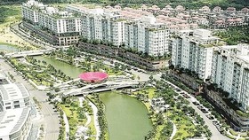 A water regulatory reservoir in HCMC (Photo: SGGP)