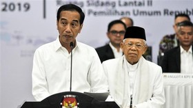 Indonesian President Joko Widodo speaks at the event (Photo: AFP/VNA)
