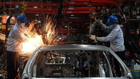 An automobile assembly plant of Ford in Hai Duong province (Photo: AFP)