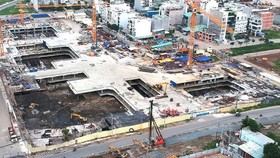 Dự án Laimain City xây dựng trái phép tại quận 2. Ảnh: THÀNH TRÍ