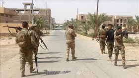 Các lực lượng Iraq trong chiến dịch truy quét IS tại tỉnh Anbar. Ảnh tư liệu: AFP/TTXVN