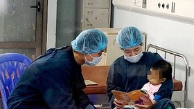Sức khỏe của bé T.V.H.V. đã có những tiến triển rất tốt