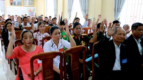 Tổ chức đại hội điểm MTTQ cấp cơ sở