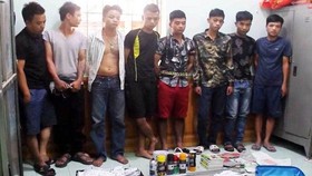 Bắt 8 đối tượng cho vay nặng lãi