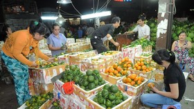 Trái cây trong nước bán tại chợ . Ảnh: THÀNH TRÍ