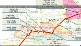 Chưa điều chỉnh hướng tuyến đường sắt TPHCM - Cần Thơ