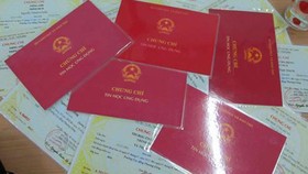 6 cán bộ dân số dùng chứng chỉ giả
