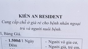 Nơi chia sẻ với bệnh nhân nghèo