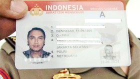 Indonesia triển khai bằng lái xe điện tử