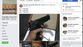 Hàng cấm rao bán tràn lan trên mạng