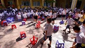 Trường học chủ động ứng phó nắng nóng