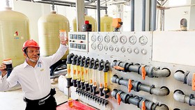 Bên trong nhà máy xử lý nước thải dùng công nghệ RO của Công ty AB Mauri Việt Nam. Ảnh: T.BA