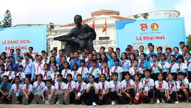 358 đại biểu thiếu nhi, phụ trách Đội tham gia liên hoan. Ảnh: TTXVN