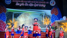 Đội viên Nhà Thiếu nhi quận 3 tham gia liên hoan “Em yêu làn điệu dân ca”