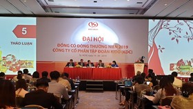 Quang cảnh Đại hội cổ đông 2019 của KIDO. (Ảnh: Yên Lam)