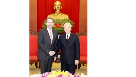 Tổng Bí thư, Chủ tịch nước Nguyễn Phú Trọng tiếp Chủ tịch Thượng viện Australia Scott Ryan