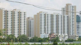 Một khu căn hộ tái định cư ở TPHCM