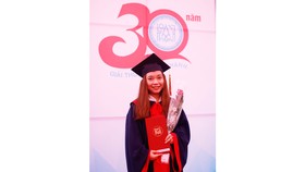 Nguyễn Thị Mỹ Ngọc tại Lễ trao Giải Loa Thành 2018, vào tháng 12 vừa qua tại Hà Nội