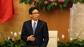 Phó Thủ tướng Vũ Đức Đam gửi lời cảm ơn và tri ân tới các nhà khoa học đã, đang và sẽ tiếp tục đóng góp cho khoa học công nghệ nước nhà. Ảnh: VGP