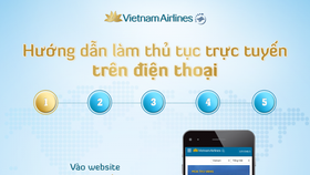 Vietnam Airlines cho check-in bằng điện thoại