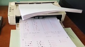 Phát hiện nhiều bài thi trắc nghiệm bất thường