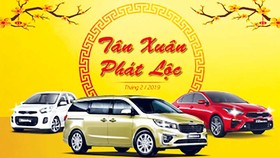 Kia dành tặng khách hàng chương trình Tân Xuân Phát Lộc khi mua xe trong tháng 2-2019