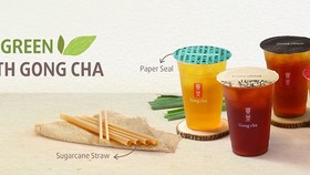 Gong Cha Việt Nam chuyển sang dùng ống hút từ bã mía
