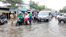 Nhiều dự án chống ngập chậm tiến độ