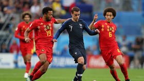 Antoine Griezmann đqã hy sinh rất nhiều trong trận gặp Bỉ.