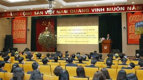 Quang cảnh buổi làm việc. (Ảnh: Doãn Tấn/TTXVN)