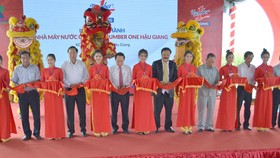 Khánh thành nhà máy sản xuất nước giải khát Number One Hậu Giang