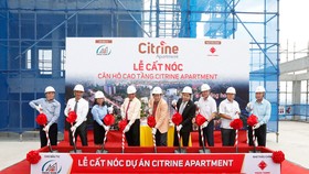 TDH cất nóc căn hộ cao tầng Citrine Apartment