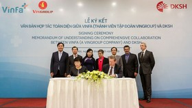 Vingroup ký kết hợp tác chiến lược Tập đoàn DKSH